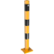 Barrier posts | detachable, removable | yellow / black |  89 mm | without eyelet